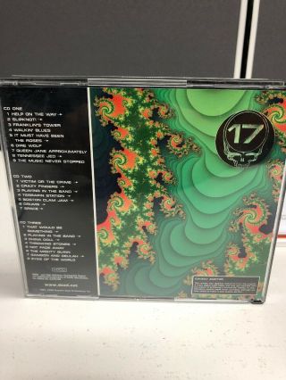Grateful Dead: Dick ' s Picks Vol.  17 Boston Garden 9 - 25 - 91 3 CD Rare/OOP 2