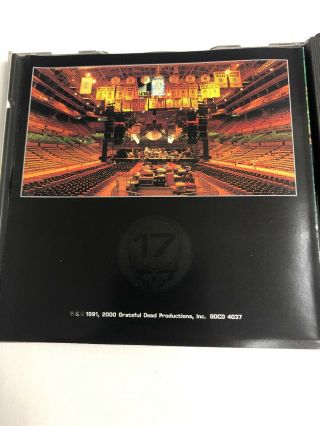 Grateful Dead: Dick ' s Picks Vol.  17 Boston Garden 9 - 25 - 91 3 CD Rare/OOP 7