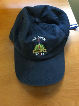 Rare Navy 2013 Us Open Golf Merion Hat Adjustable Cap