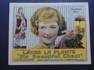 C.  1926 Silent Film " The Cheat " Two Rare Lobby Cards