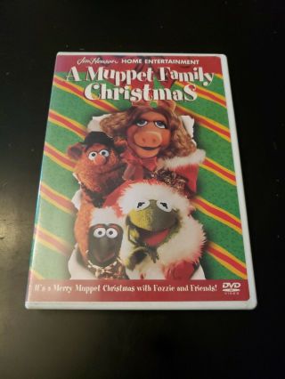 A Muppet Family Christmas (dvd,  2001) Jim Henson Rare (5a)