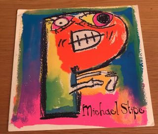 P Michael Stipe 7” Single Yellow Rare Johnny Depp Butthole Surfers Promo