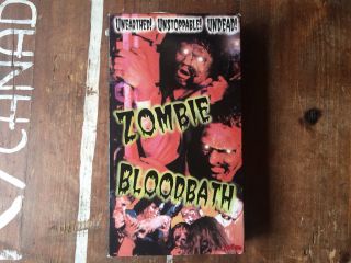 Zombie Bloodbath 2 Rage Of The Undead Vhs Rare Horror