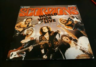 Scorpions " World Wide Live " Concert Laserdisc Very Rare Music