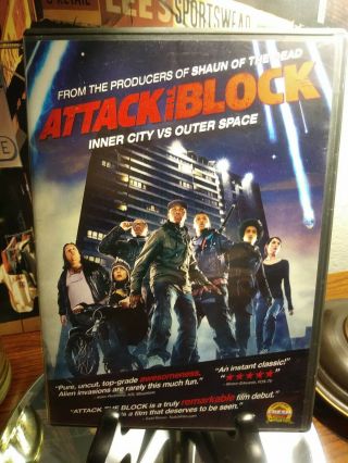 Attack The Block Dvd 2011 Rare Oop - John Boyega (star Wars) - Aliens In Uk