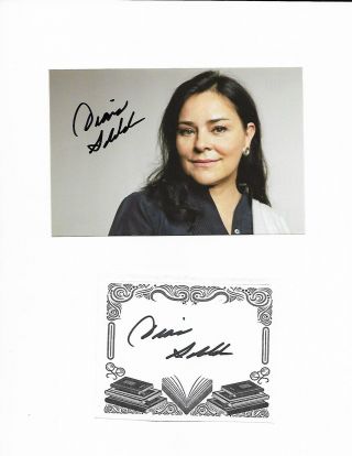 Diana Gabaldon Author 4x6 Photo And Bookplate Signed 2 For 1 Price With/coa/rare