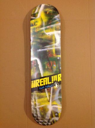 Nos Vintage Real Pre Huf Keith Hufnagel Skateboard Deck Dlxsf Rare Nip @2002