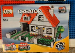 Rare Lego Creator 4956 House 3 - In - 1 Collectible Building Set - - Complete