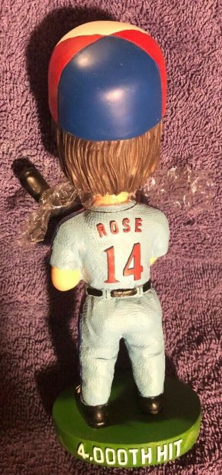 Pete Rose Baseball Bobblehead “Very Rare Expos 4,  000 Hit Edition” 2
