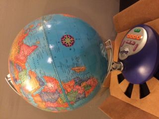 1996 Rare Vintage Educational Insights GeoSafari World Talking Globe Learning 6