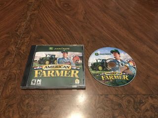 John Deere: American Farmer (pc - Cd,  2004) Rare Pc Game,