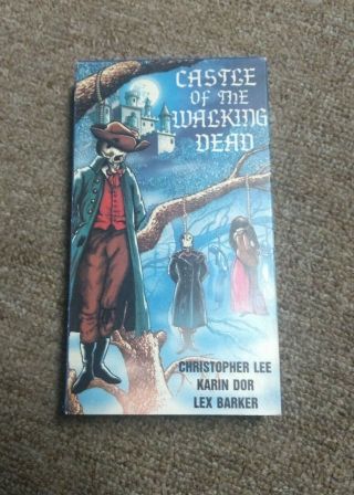 Castle Of The Walking Dead Vhs Christopher Lee Rare Cover Star Classics