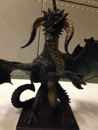 D&D Miniature Icons Gargantuan Black Dragon Very Rare Figure 2