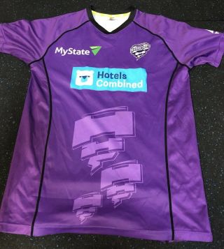 Rare Player Issue Hobart Hurricanes Bbl07 Cricket Playing Shirt Size L