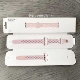 Rare Authentic Barely Rose/pearl Pink Nike Apple Watch Band 42mm/44mm