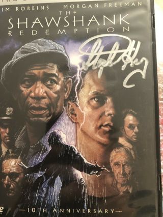 Very Rare Stephen King Signed Shawshank Redemption Dvd