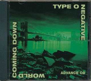 Type O Negative World Coming Down Ultra Rare Promo Advance Cd Never Played