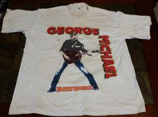 George Michael Wham Faith Tour Concert T - Shirt Rare