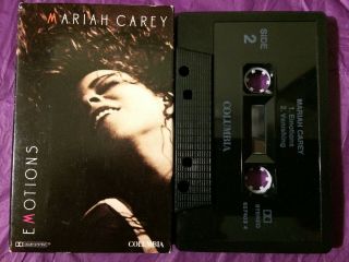 Mariah Carey Rare Australian Emotions Cassingle Card Sleeve Cassette Tape