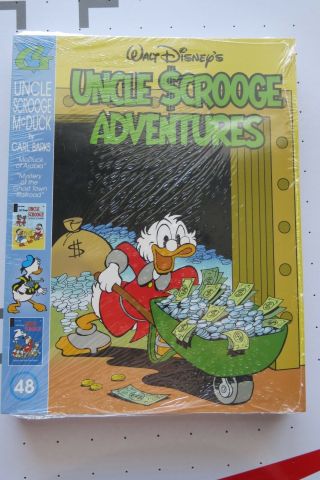 Walt Disney Uncle Scrooge Adventures 48 Very Rare Barks With Card