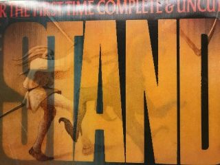 Stephen King.  The Stand.  3d Lenticular Header For Display.  Incredibly Rare.