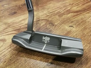 Kevin Burns Golf Milled Usa Putter S - 28 Stainless Rare Santa Fe Style