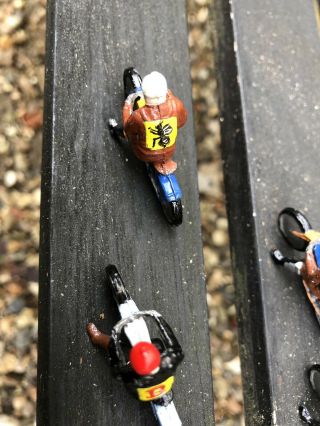 Extremely rare pre 1940s Group Of lead model Speedway Riders 5 In Total 3