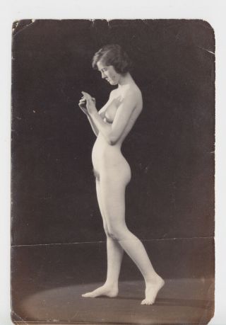 Rare Vintage 20s Art Nude Pin Up 4x6