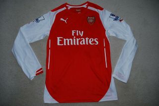 Rare Flamini Arsenal Non Actv Player Issue Home Shirt Medium 14/15 Puma Ls
