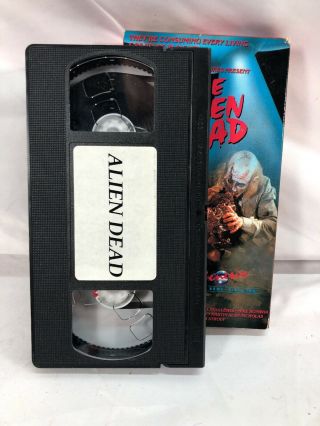 The Alien Dead VHS rare horror zombies cult Genesis 4