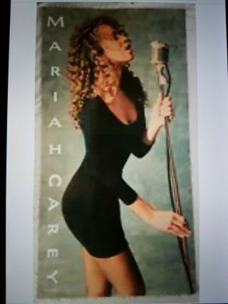 Mariah Carey 1990 First Album Poster Very Rare Item,  Seldom Seen On Ebay