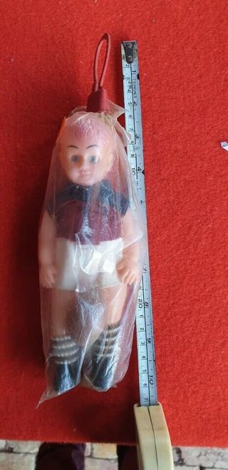 FITZROY VFL DOLL IN PACKAGING WITH FOOTBALL RARE MASCOT 4