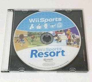 Rare Wii Sports And Wii Sports Resort 2 In 1 (nintendo Wii,  2009) Disc Only