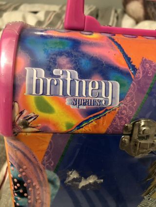 Britney Spears RARE Keepsake Tin Lunchbox 2001 Britney Brands Oops Era 2