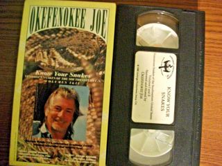 Okefenokee Joe Know Your Snakes Vol 1 & 2 (1994 Vhs) (very Rare Vhs)