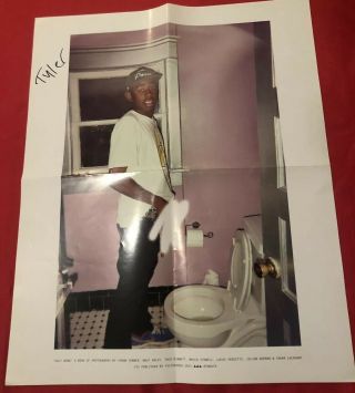 Tyler The Creator Signed Autographed Poster Golf Wang Book 16x20 Igor Wolf Rare