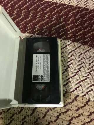 WARRIOR OF THE LAST WORLD RARE OOP VHS BIG BOX SLIP 2