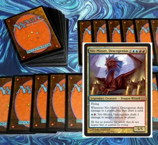 Mtg Red Blue Modern Izzet Deck Magic The Gathering Rares 60 Cards Niv - Mizzet