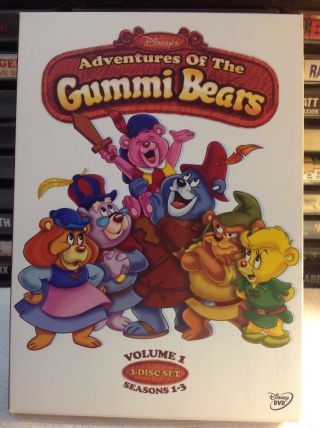 Disneys Adventures Of The Gummi Bears (dvd,  2006,  3 - Disc Set) Walt Disney Rare