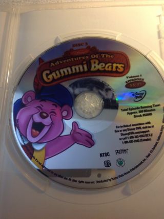 Disneys Adventures of the Gummi Bears (DVD,  2006,  3 - Disc Set) Walt Disney Rare 3