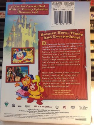 Disneys Adventures of the Gummi Bears (DVD,  2006,  3 - Disc Set) Walt Disney Rare 4
