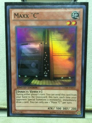 Yugioh Maxx " C " - Ct09 - Limited Edition - Ultra Rare