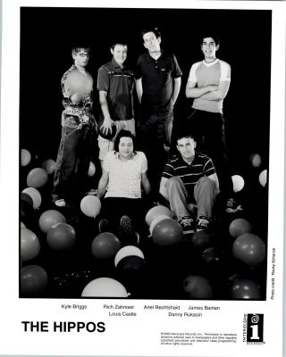 Rare Press Photo Of The Hippos A Ska Punk Rock Band