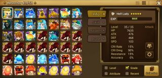 G:203 Global Summoners War Starter Account With Light Hell Lady (rare)