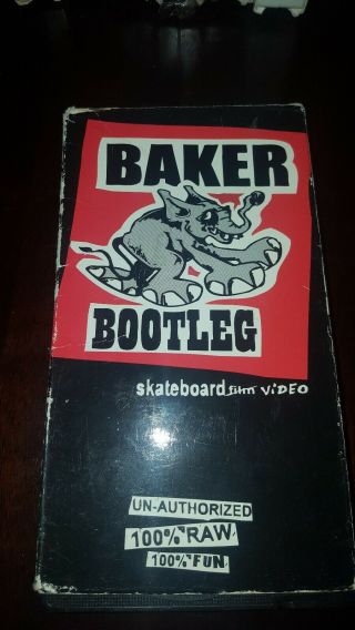 Baker Bootleg Vhs Rare Oop Htf Skateboarding Video