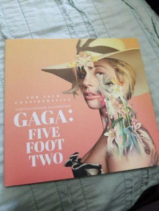 2018 Promo Fyc Dvd Lady Gaga Five Foot Two Rare Emmy Documentary