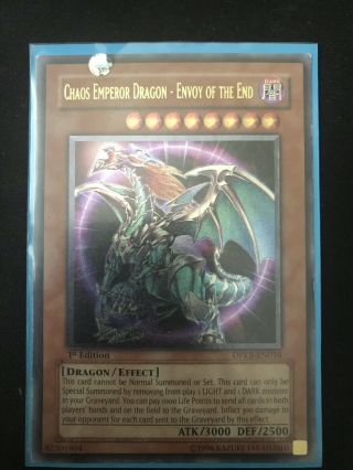 Chaos Emperor Dragon Envoy Of The End - Ultimate Rare - 1st Edition - Dpkb