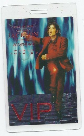 Michael Jackson Backstage Backstage Pass 1997 Tour Rare