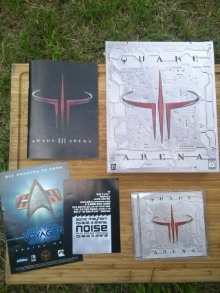 Quake Iii 3 Arena Pc Cd Rom Big Box / Rare