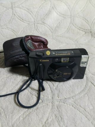 Vintage Rare - Canon Snappy S 35mm Film Camera With Case